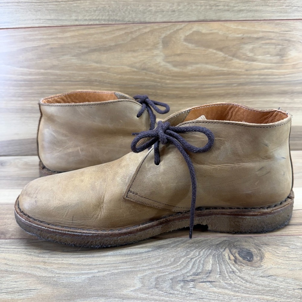 Astorflex Desert Chukka Boot Mens 10 EU 43 Tan Nubuck Leather Old Money Casual - Picture 7 of 12